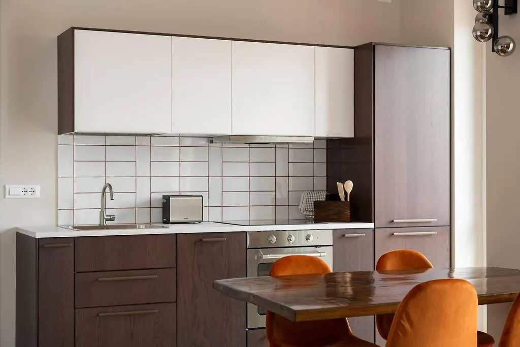 Blue & Orange House Lovely Modern Apartment Milan Italy